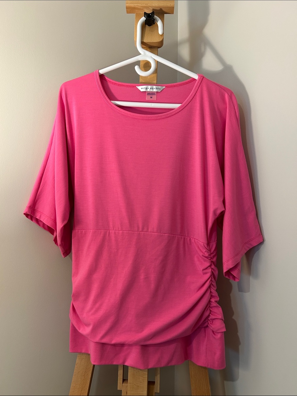 Y2K Butterfly Style Top in Bubblegum Pink Size M